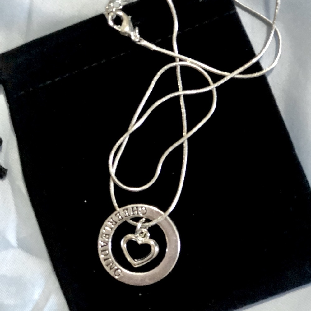 Cheerleading Pendant Cheerleader Necklace Gift for Girls Teens Women